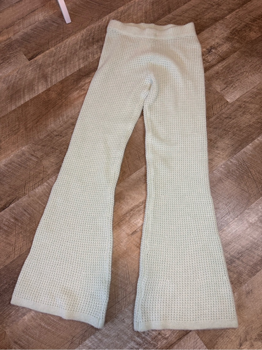 Sugar Moon Light Mint Knit Cozy Pants/Cover Up- Soft Pastel Lightweeight